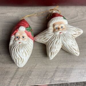 Vtg House of Lloyd Christmas Around The World‎ Old Fashioned Santa Ornaments 2